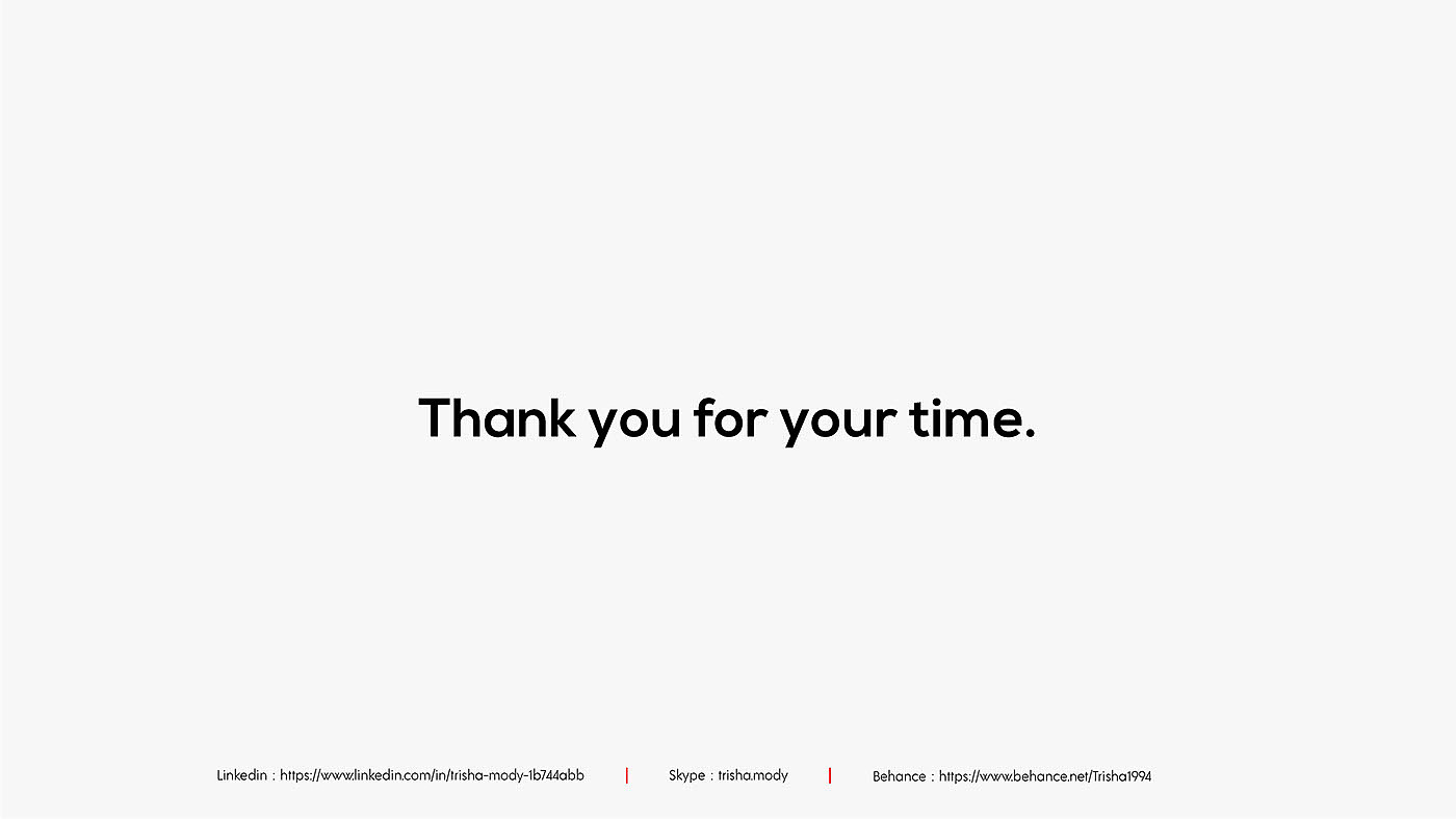 Trisha Mody，Design，Trisha Mody，sample reels，