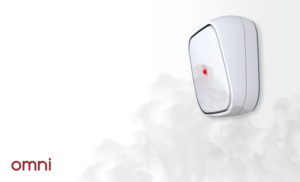 omni，a burglar alarm，Smoke alarm，Fire Alarm，