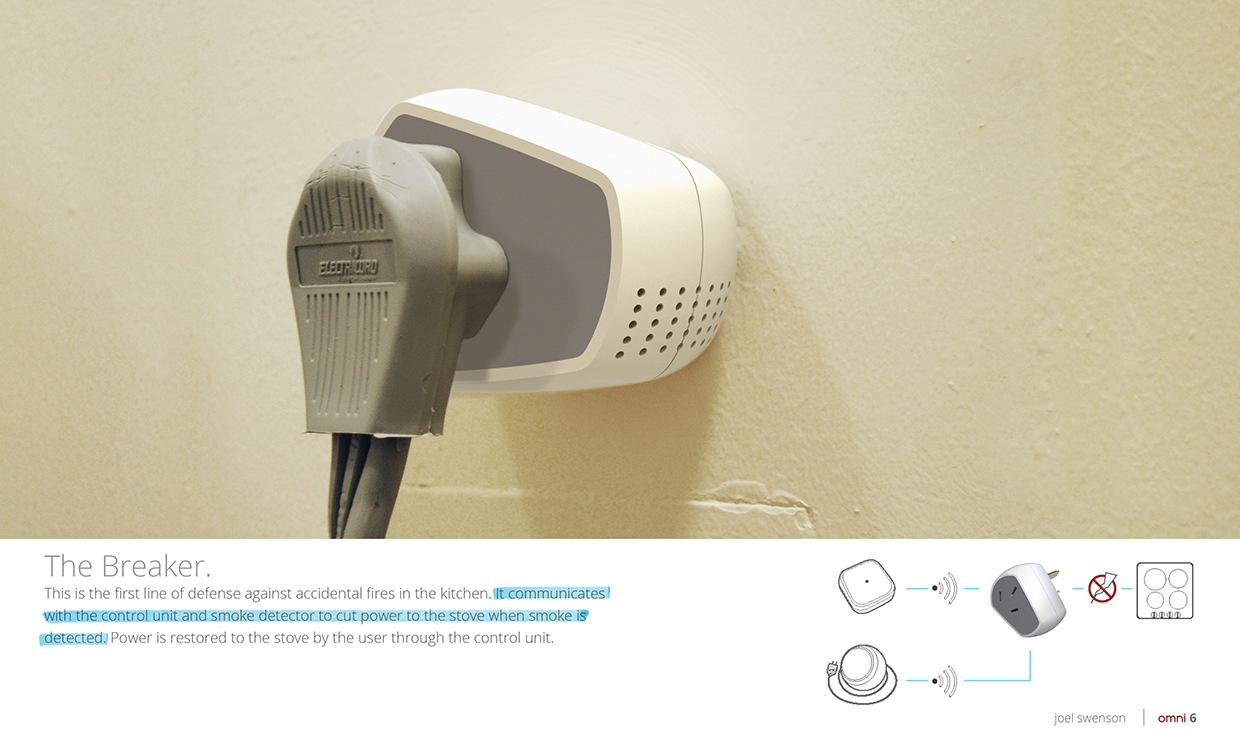 omni，a burglar alarm，Smoke alarm，Fire Alarm，