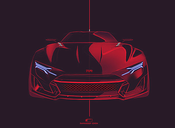 automobile，vehicle，Sports car，TVR，