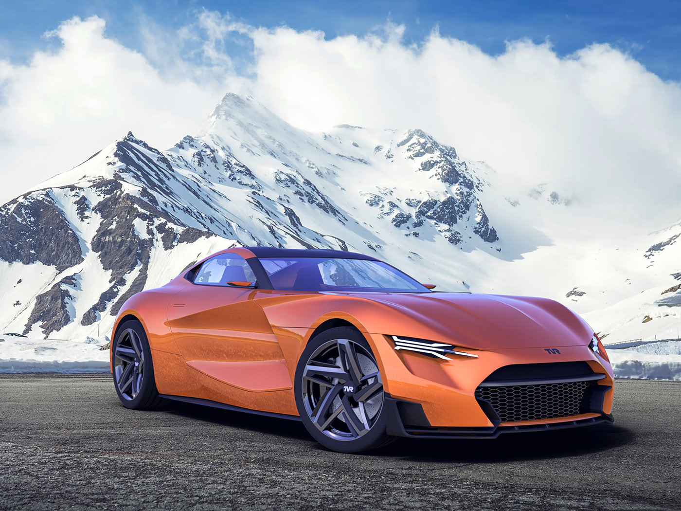 automobile，vehicle，Sports car，TVR，