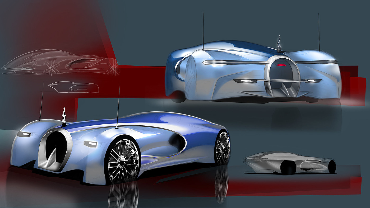 vehicle，industrial design，automobile，Bugatti，