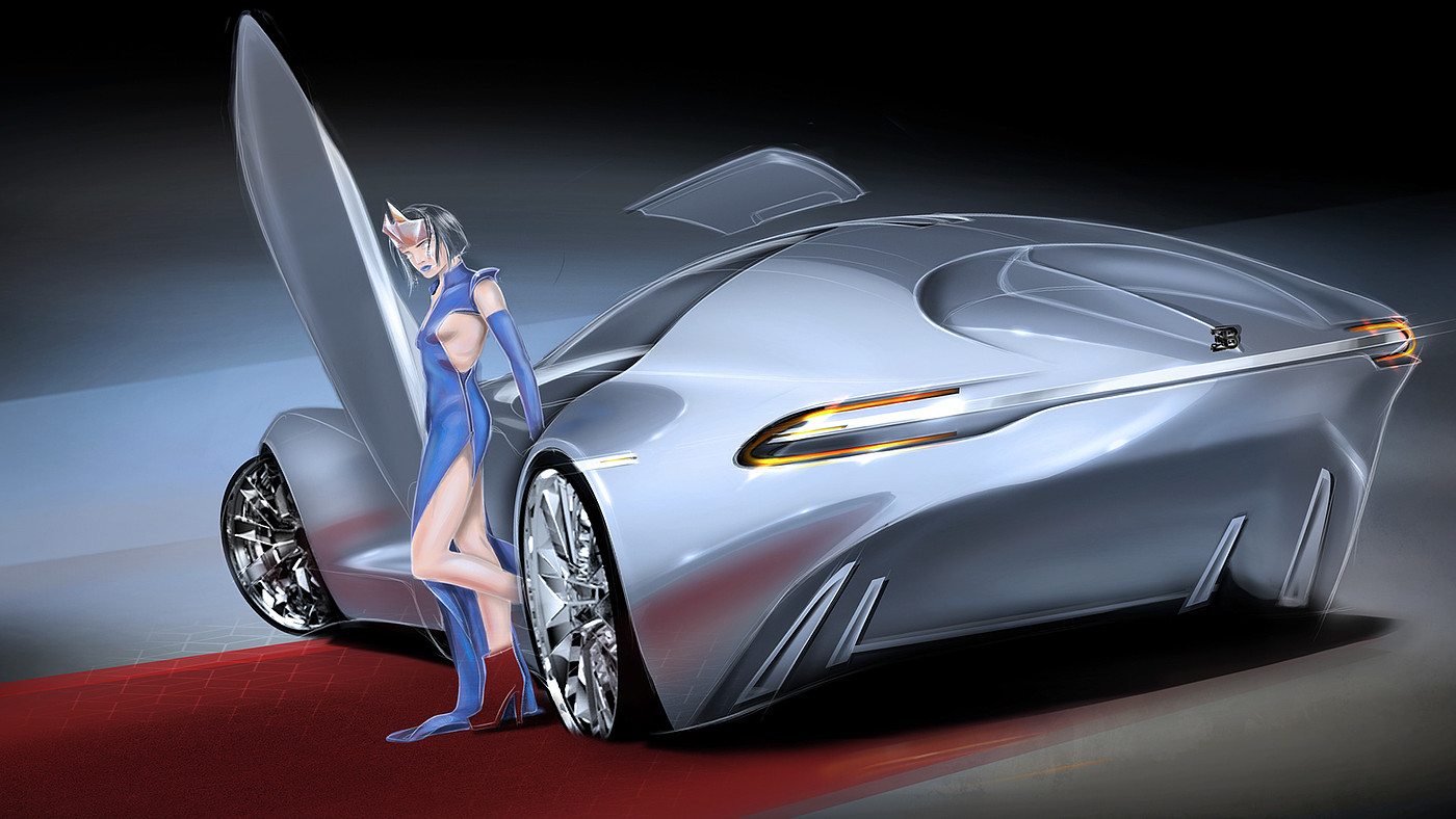 vehicle，industrial design，automobile，Bugatti，