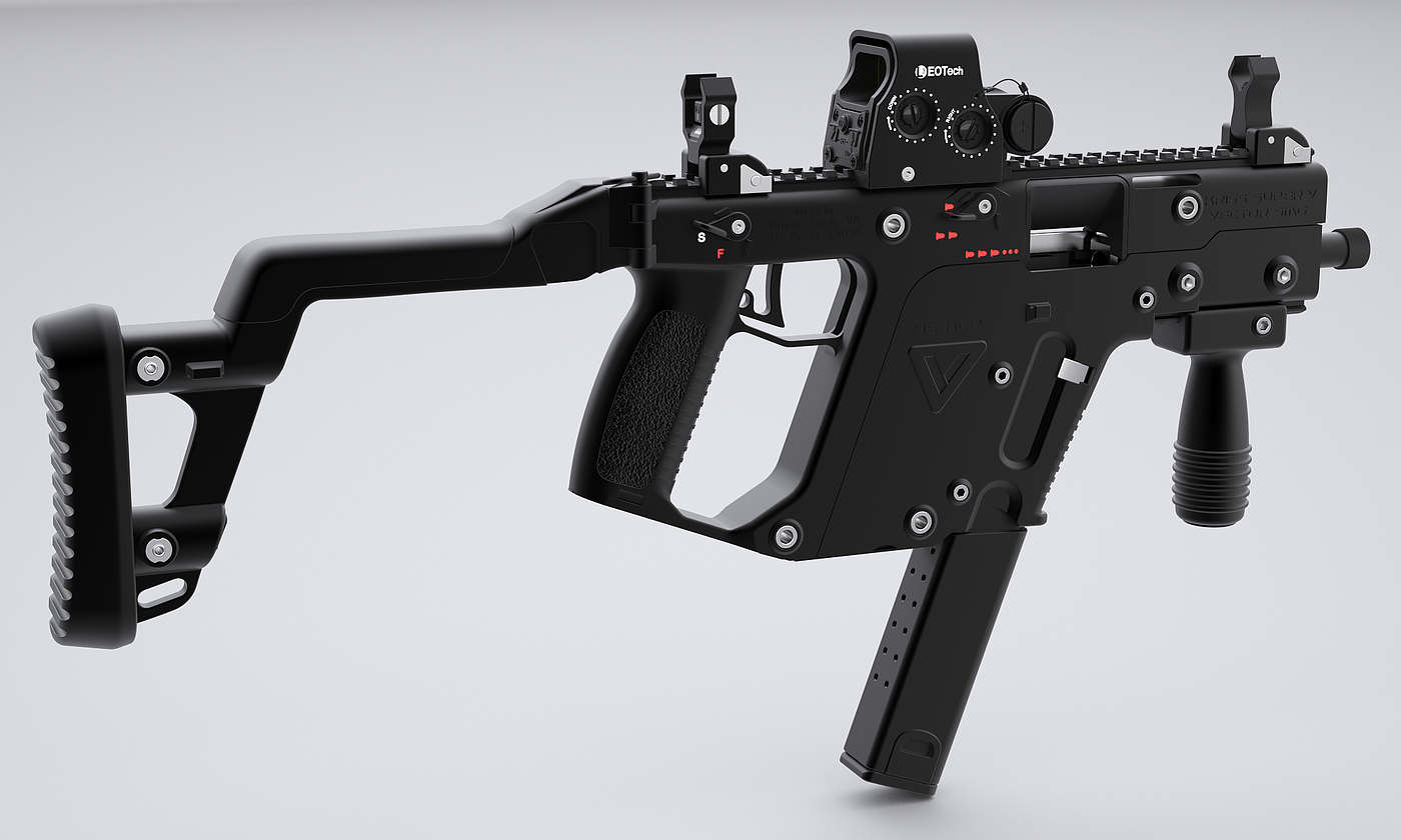 Kriss Vector，枪支，游戏，模型，军事，枪械模型，