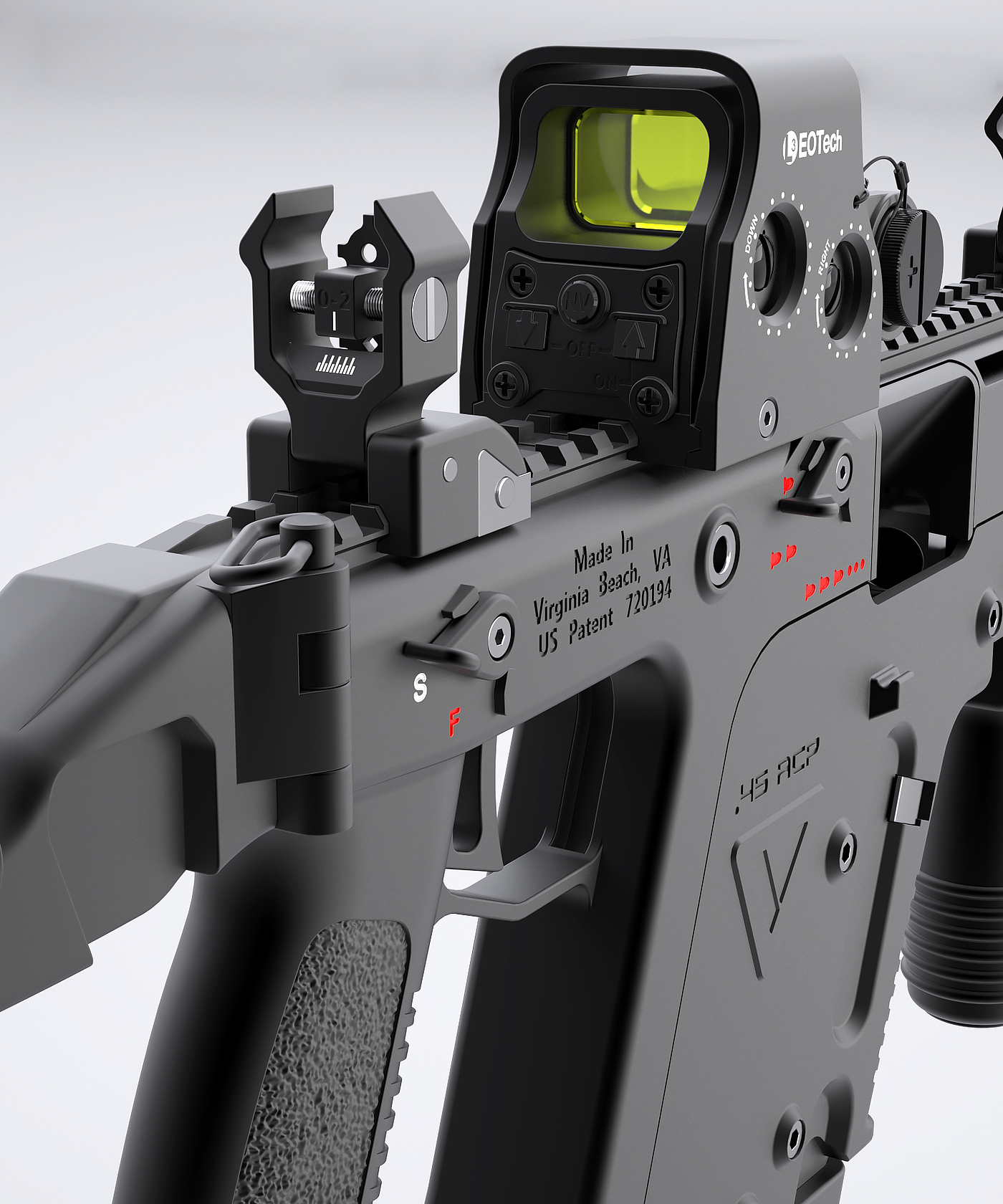 Kriss Vector，枪支，游戏，模型，军事，枪械模型，