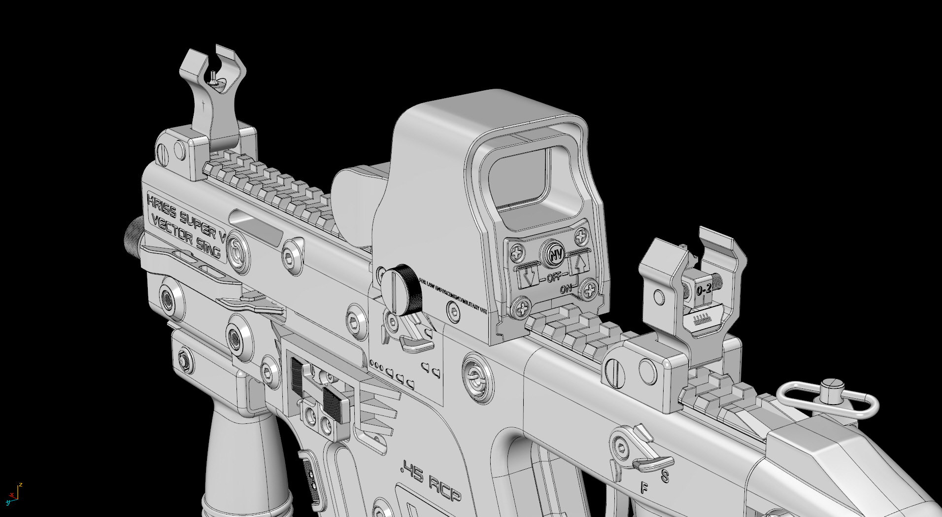 Kriss Vector，firearms，game，Model，military，Gun model，