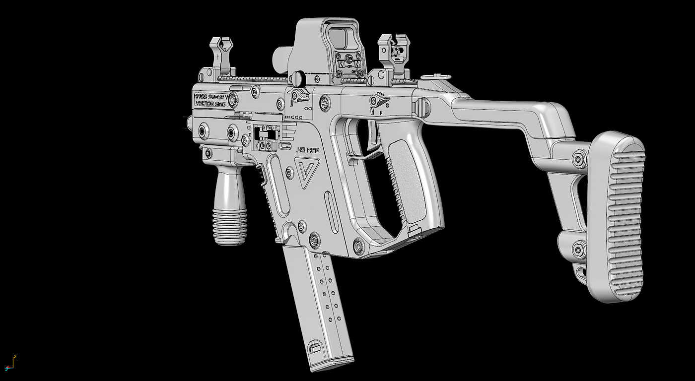 Kriss Vector，枪支，游戏，模型，军事，枪械模型，