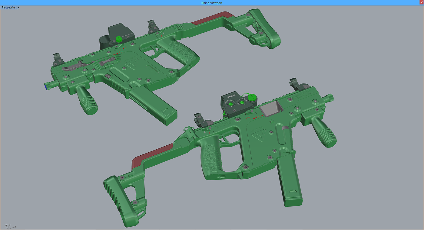 Kriss Vector，枪支，游戏，模型，军事，枪械模型，