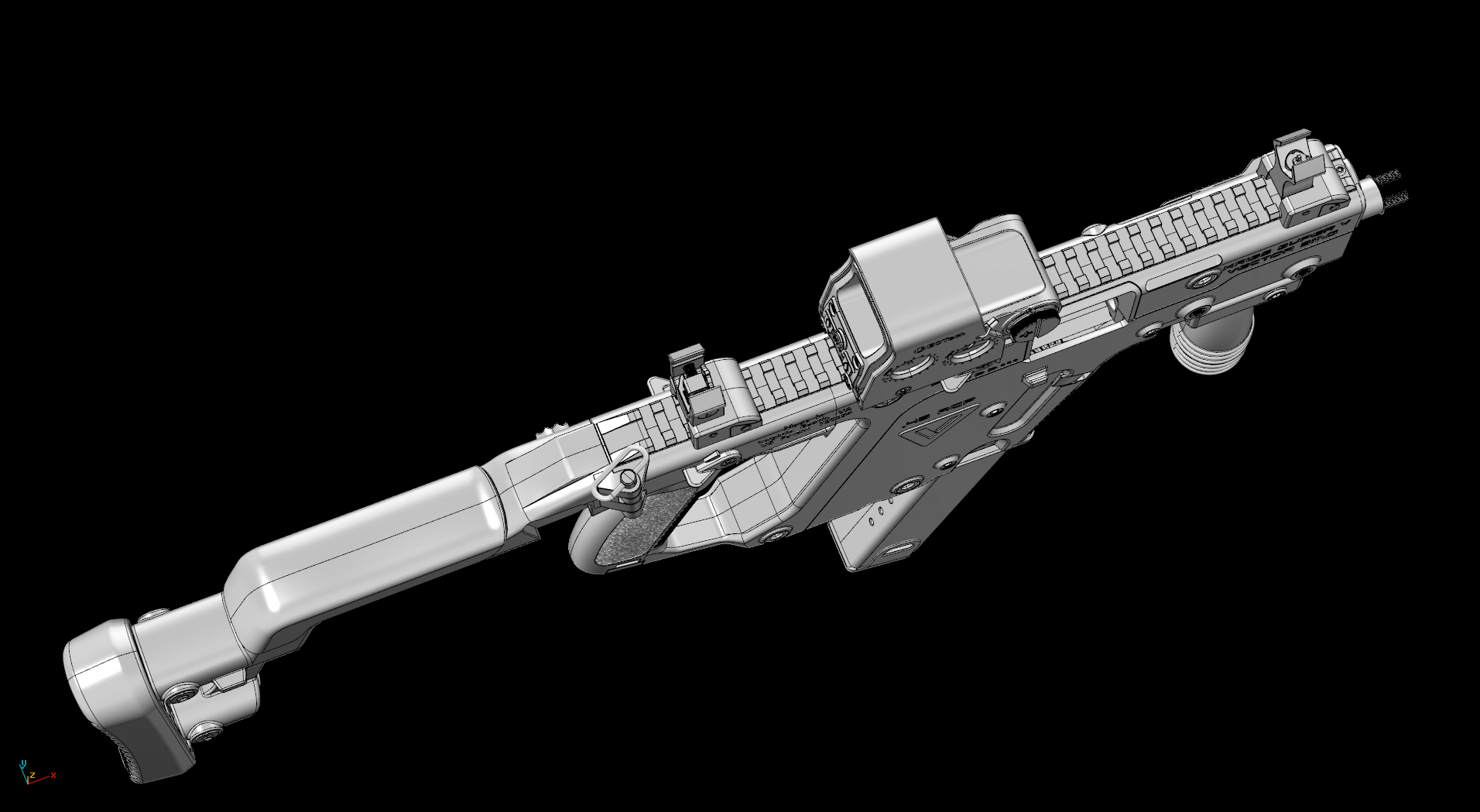 Kriss Vector，firearms，game，Model，military，Gun model，