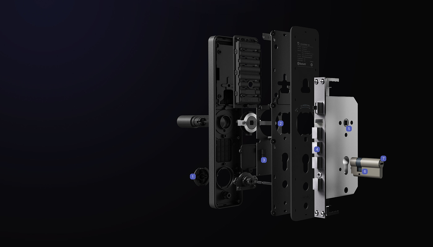 Digital，Door lock，intelligence，millet，