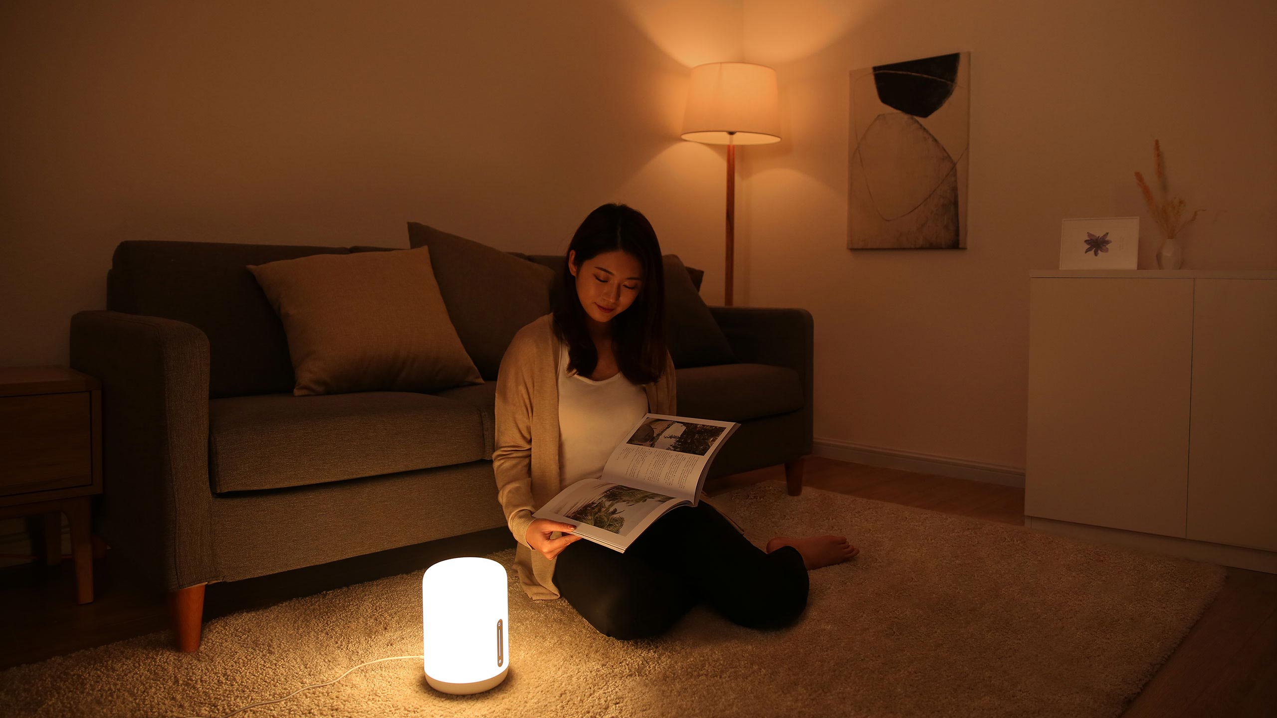 product design，lamps and lanterns，Bedside lamp，Mi Jia，