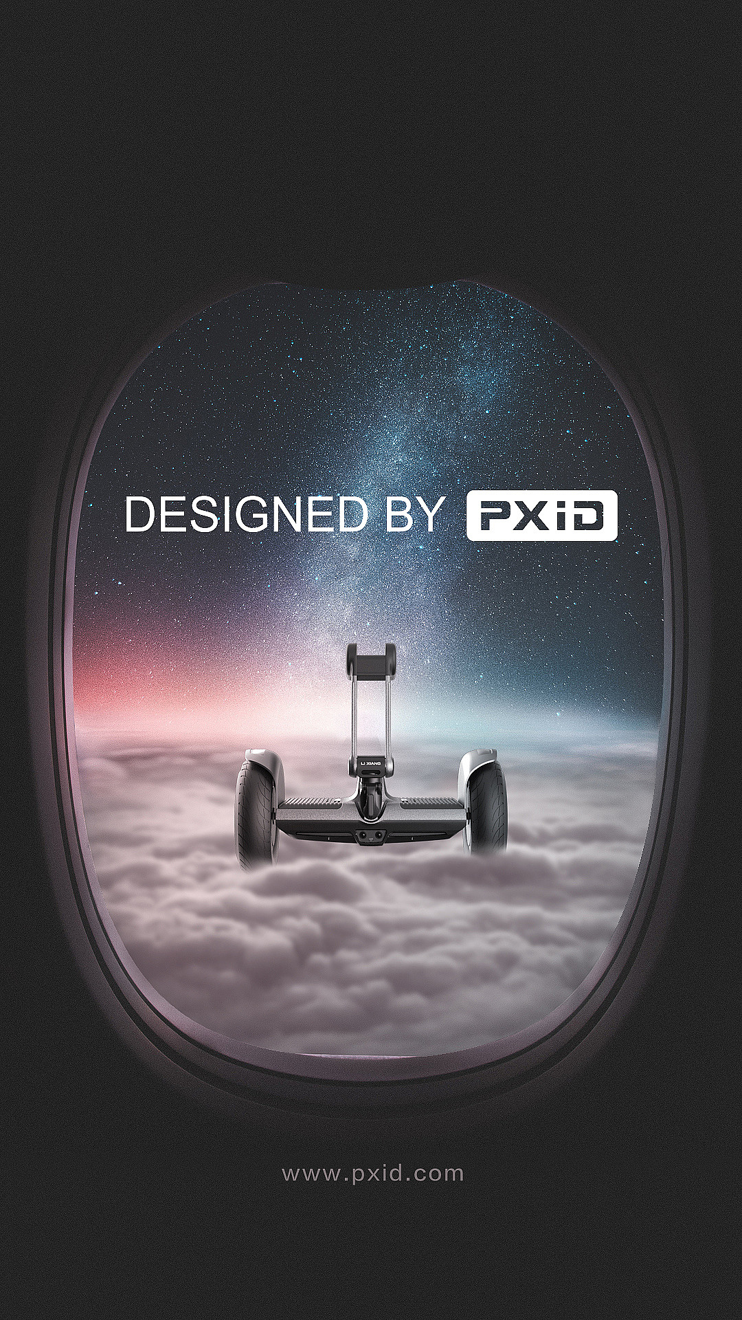 Pxid product oriented industrial design，Design of elderly scooter，Balance car design，Scooter design，