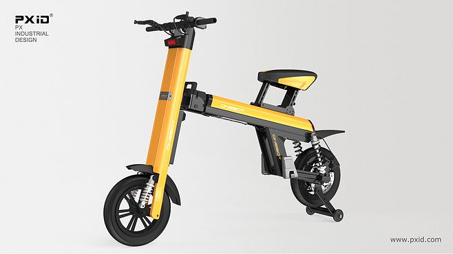 Pxid product oriented industrial design，Design of elderly scooter，Design of balance scooter，Scooter design，