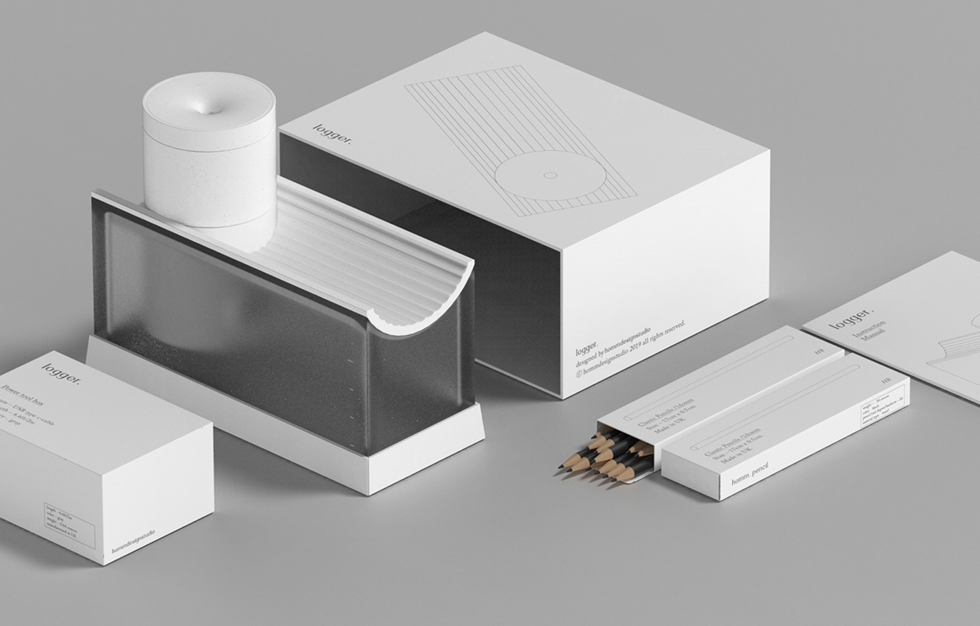 pencil sharpener，logger，Stationery，to work in an office，Simplicity，white，Homm. Studio，