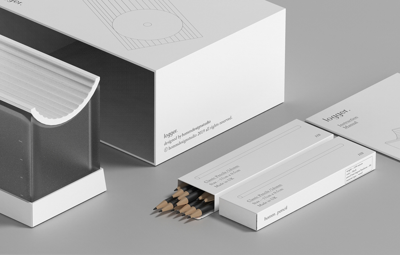 pencil sharpener，logger，Stationery，to work in an office，Simplicity，white，Homm. Studio，