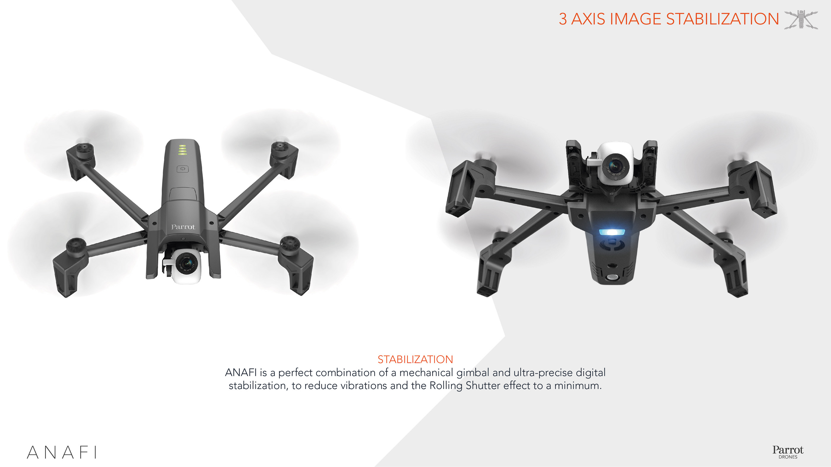 camera，UAV，flexible，Parrot ANAFI，