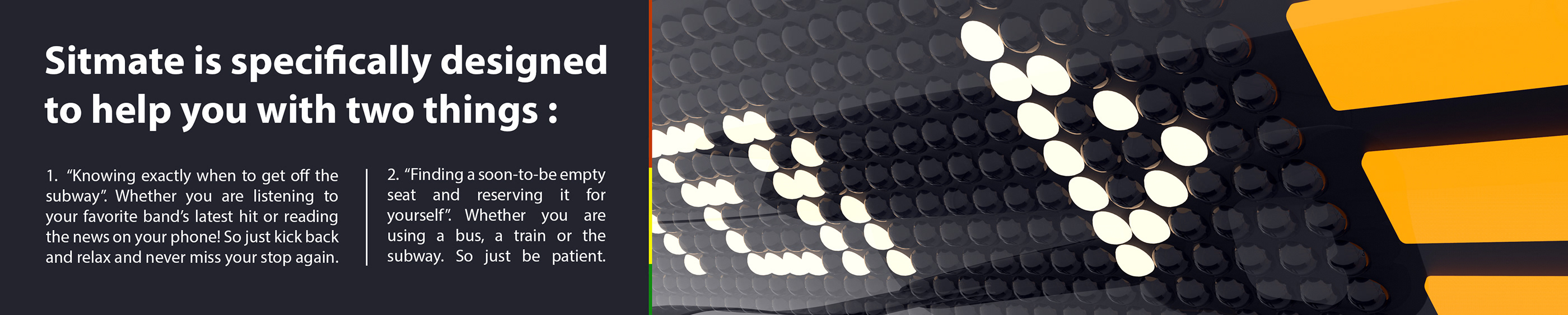 Sitmate，train，metro，intelligence，Handrail，