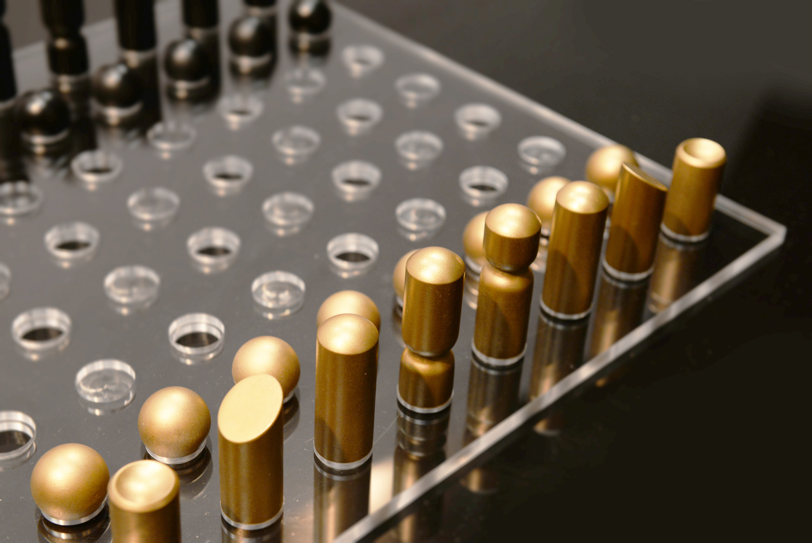 Minimalism，transparent，Chess Set，Chinese chess，