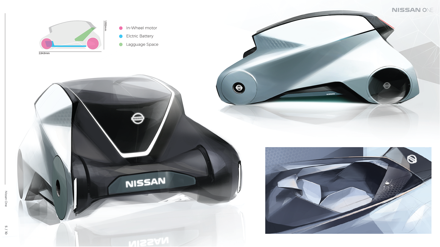 NISSAN_ONE，automobile，Nissan，Compact，conceptual design，
