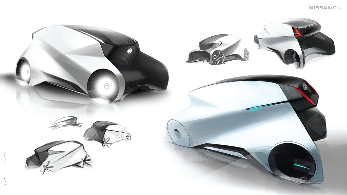 NISSAN_ONE，automobile，Nissan，Compact，conceptual design，