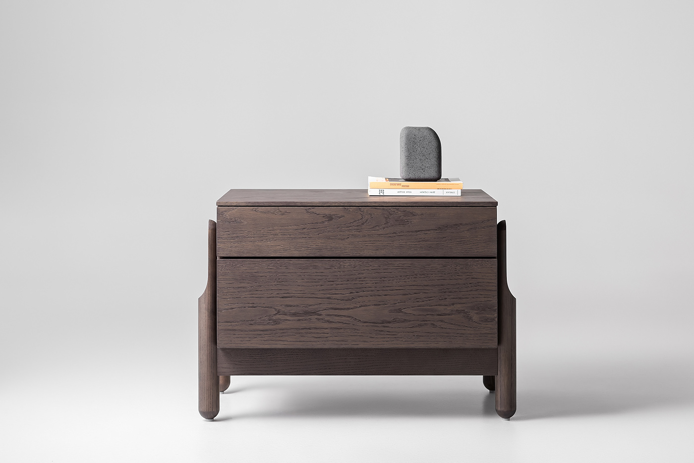 Side cabinet，TV table，bedside cupboard，Bed，furniture，Ash，