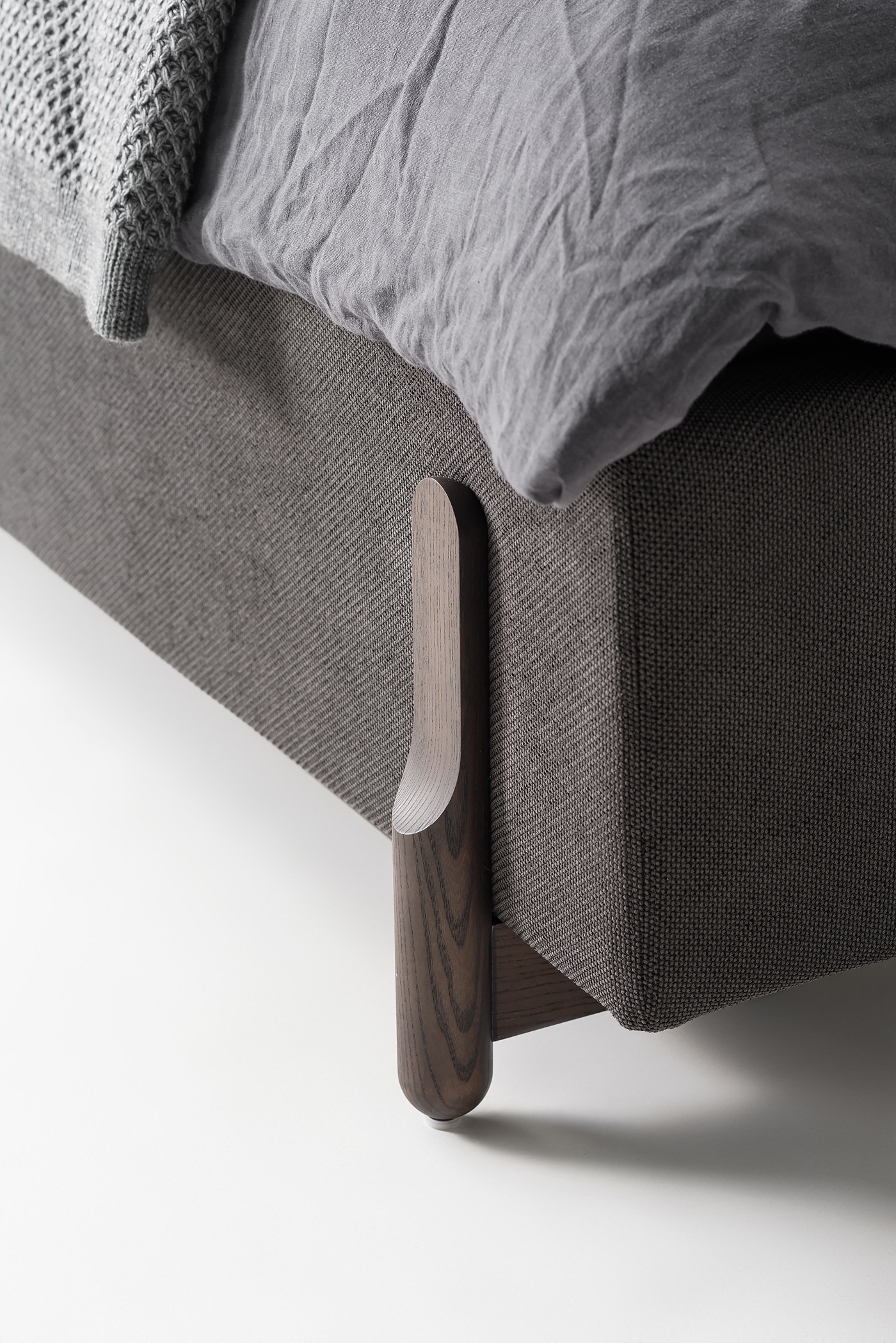 Side cabinet，TV table，bedside cupboard，Bed，furniture，Ash，