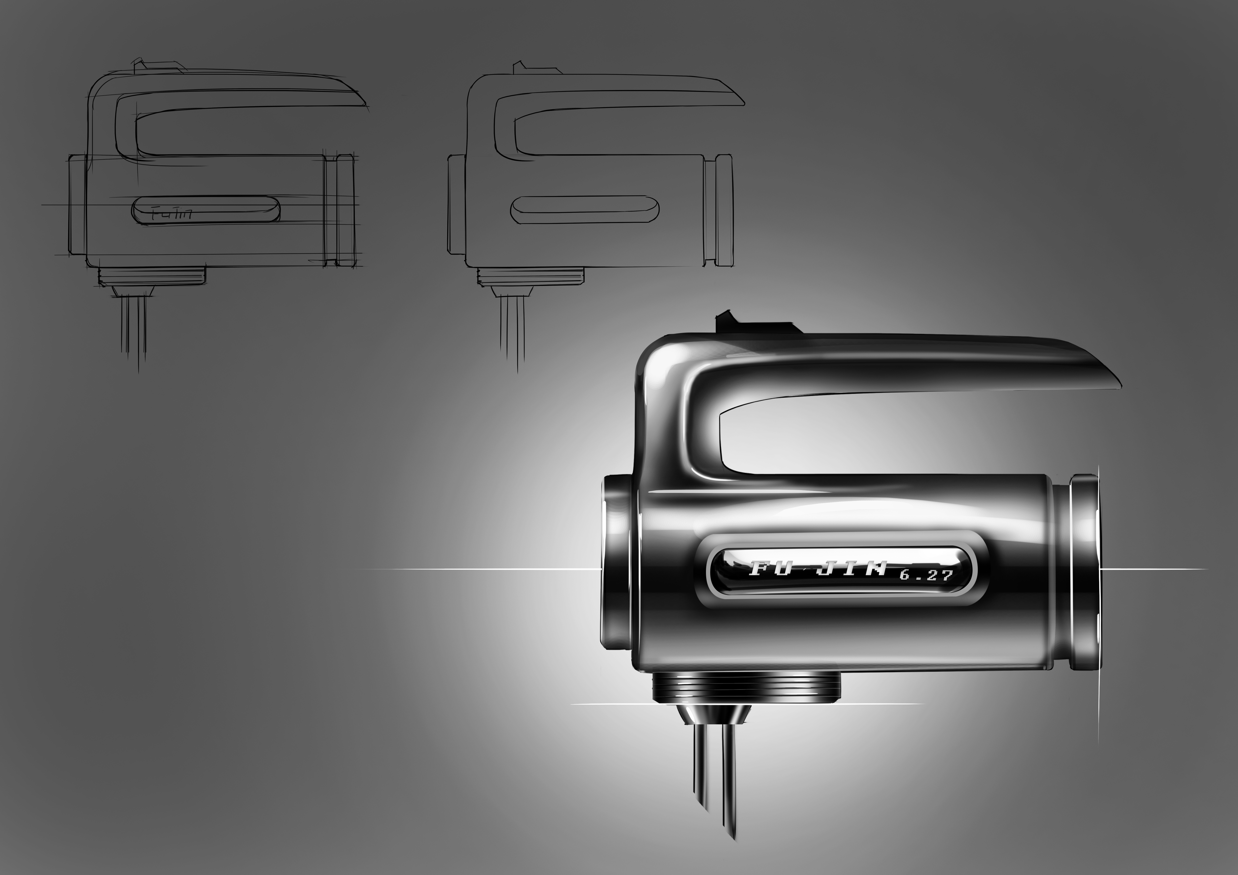 Hand drawn product design，Digital plate，