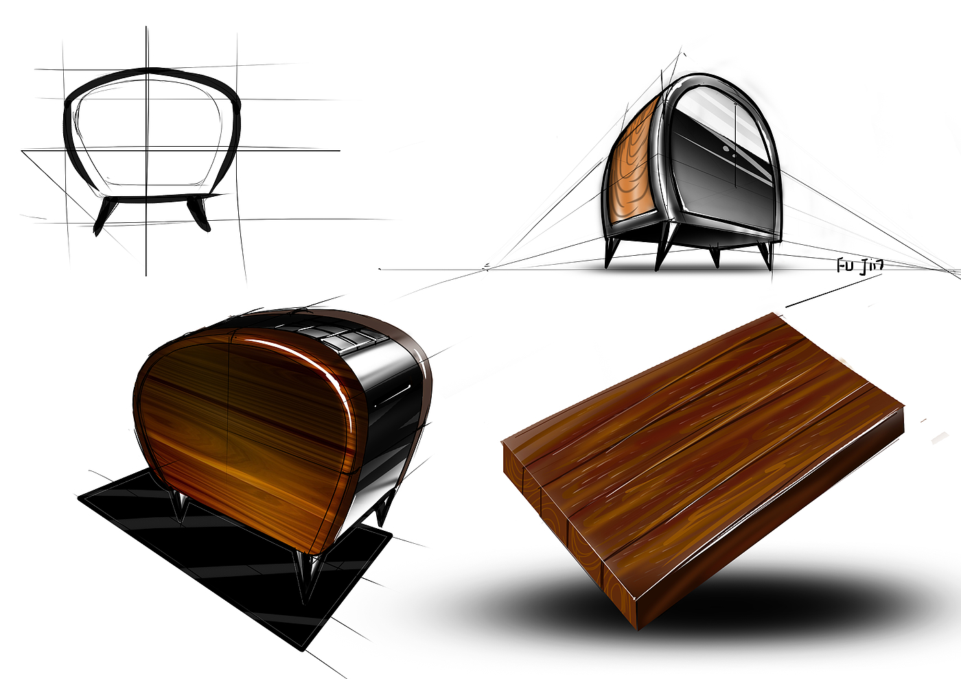 Hand drawn product design，Digital plate，