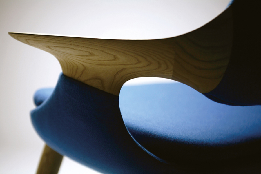 chair，Polished wood，product design，