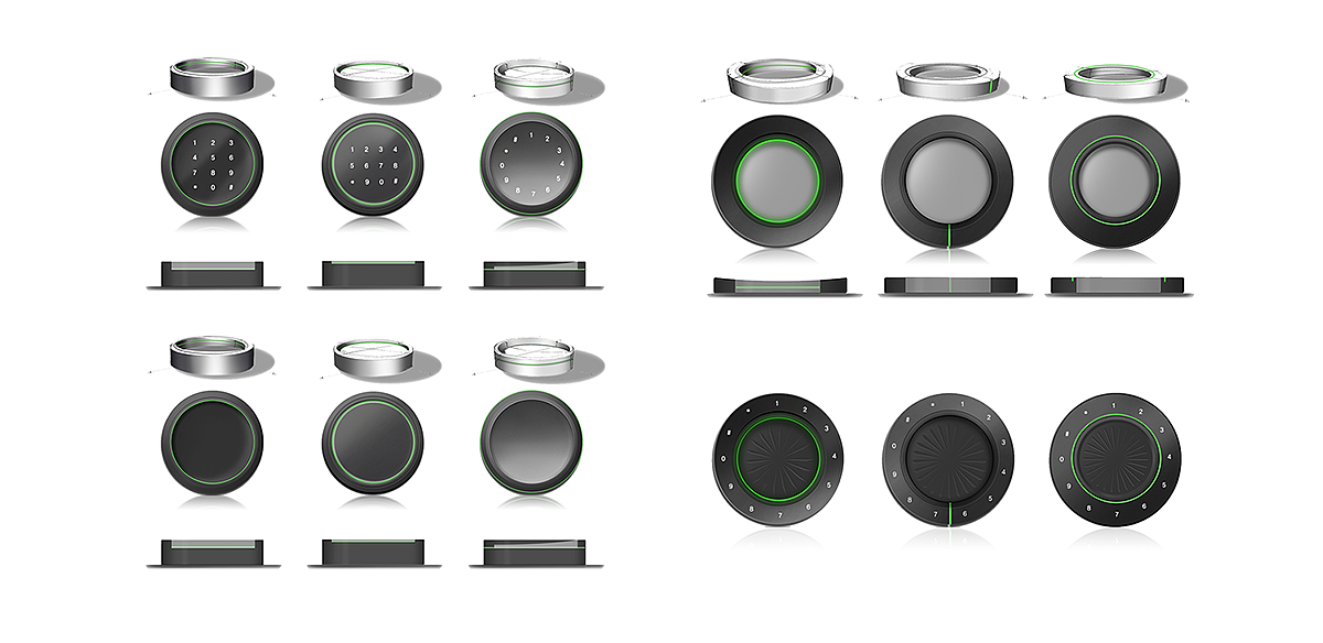 intelligence，circular，Door lock，