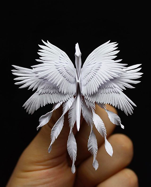 Cristian，Marianciuc，Folding paper crane，manual，various，