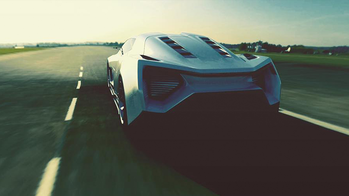 Automatic design，Hybrid sports car，Dynamic fashion，Uniqueness，industrial design，