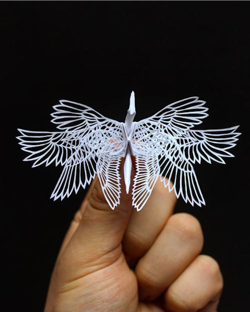 Cristian，Marianciuc，Folding paper crane，manual，various，