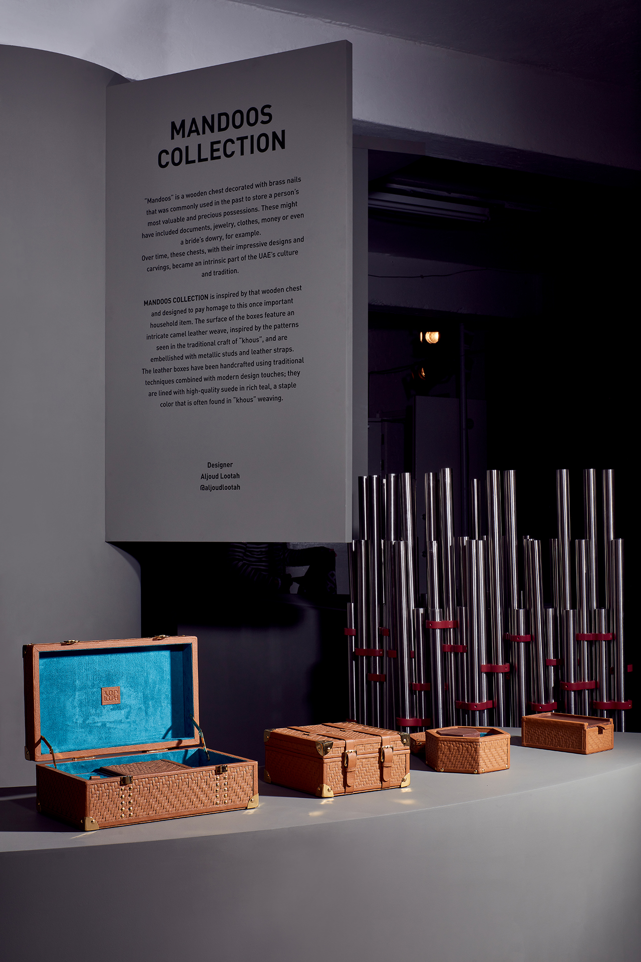 Aljoud Lootah，The United Arab Emirates，Mandoos，stool，Receive，case，Home Furnishing，