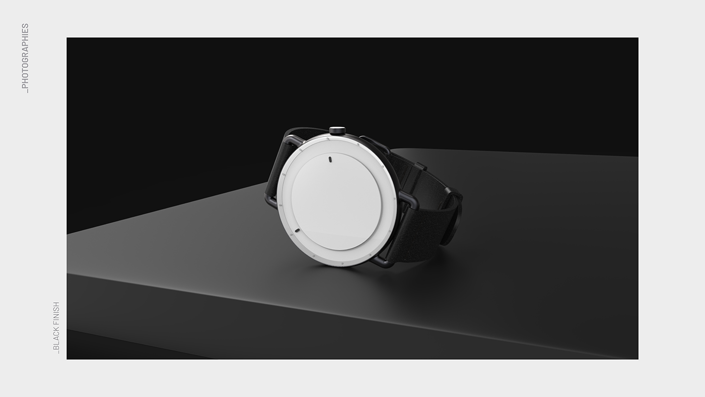 black and white，Minimalist，Wrist watch，