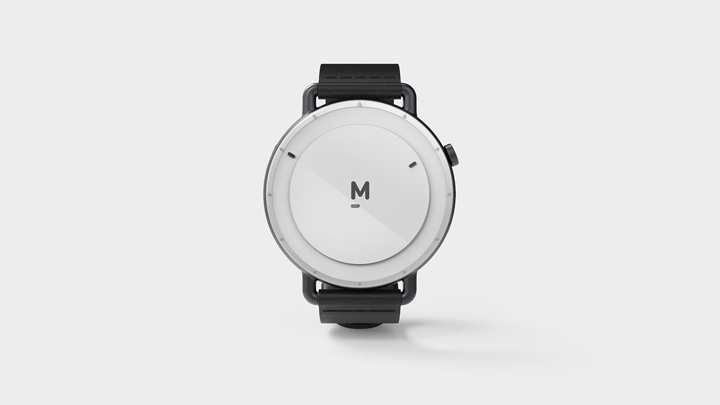 black and white，Minimalist，Wrist watch，