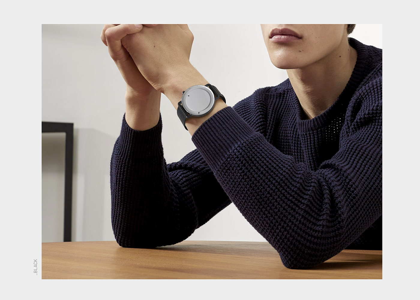 black and white，Minimalist，Wrist watch，