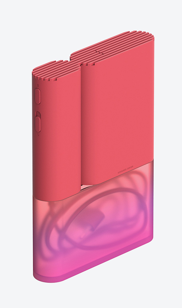 hair drier，Minimalist，fold，Receive，Line，texture，