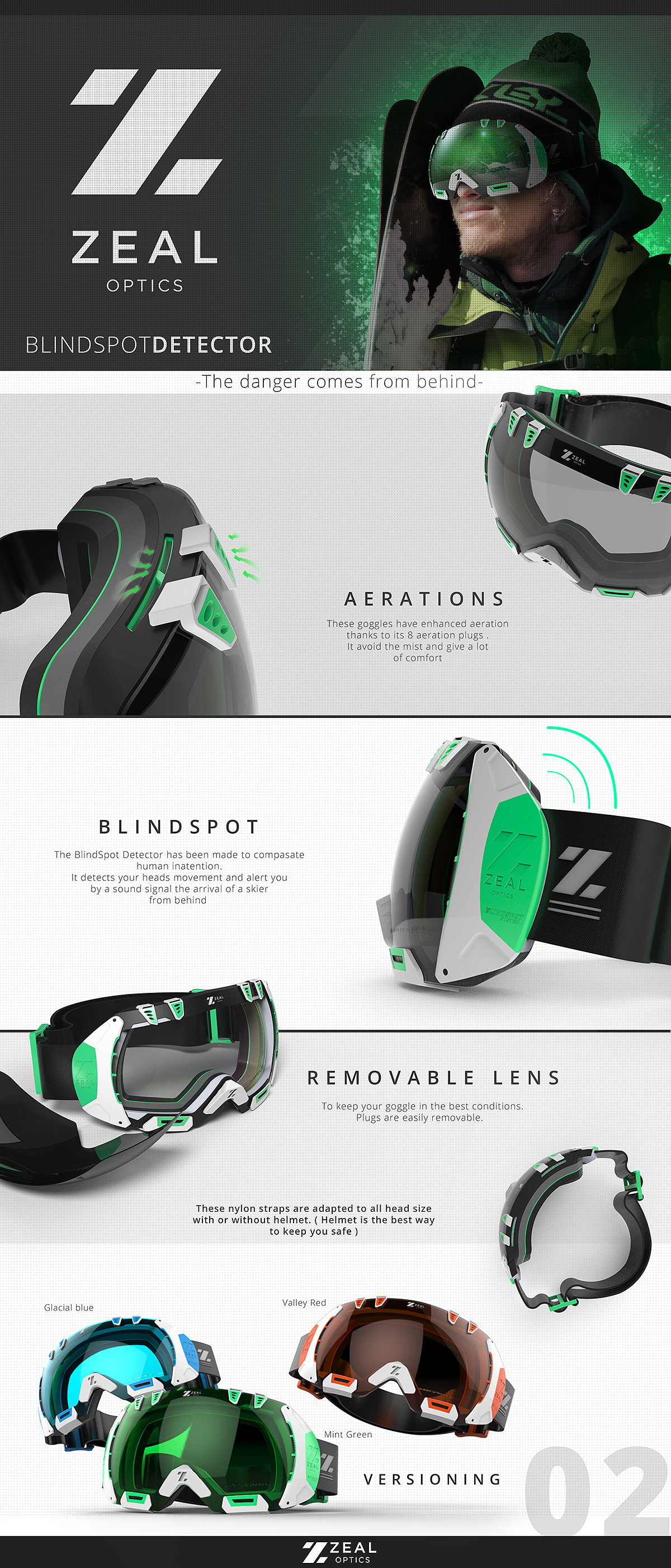 outdoor sport，Unique shape，Comfortable and safe，product design，modern design，