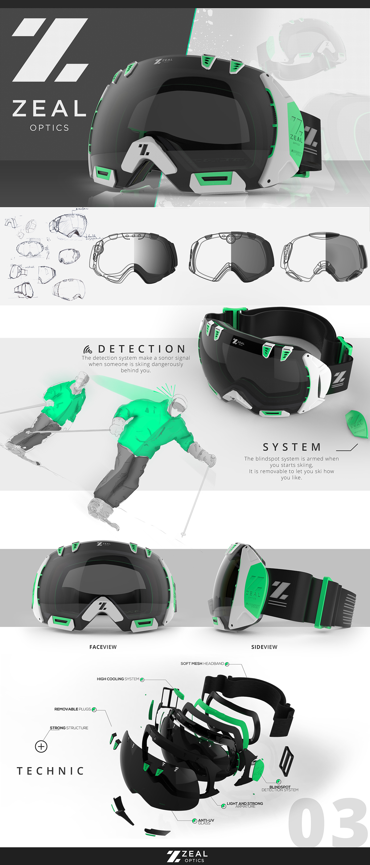 outdoor sport，Unique shape，Comfortable and safe，product design，modern design，