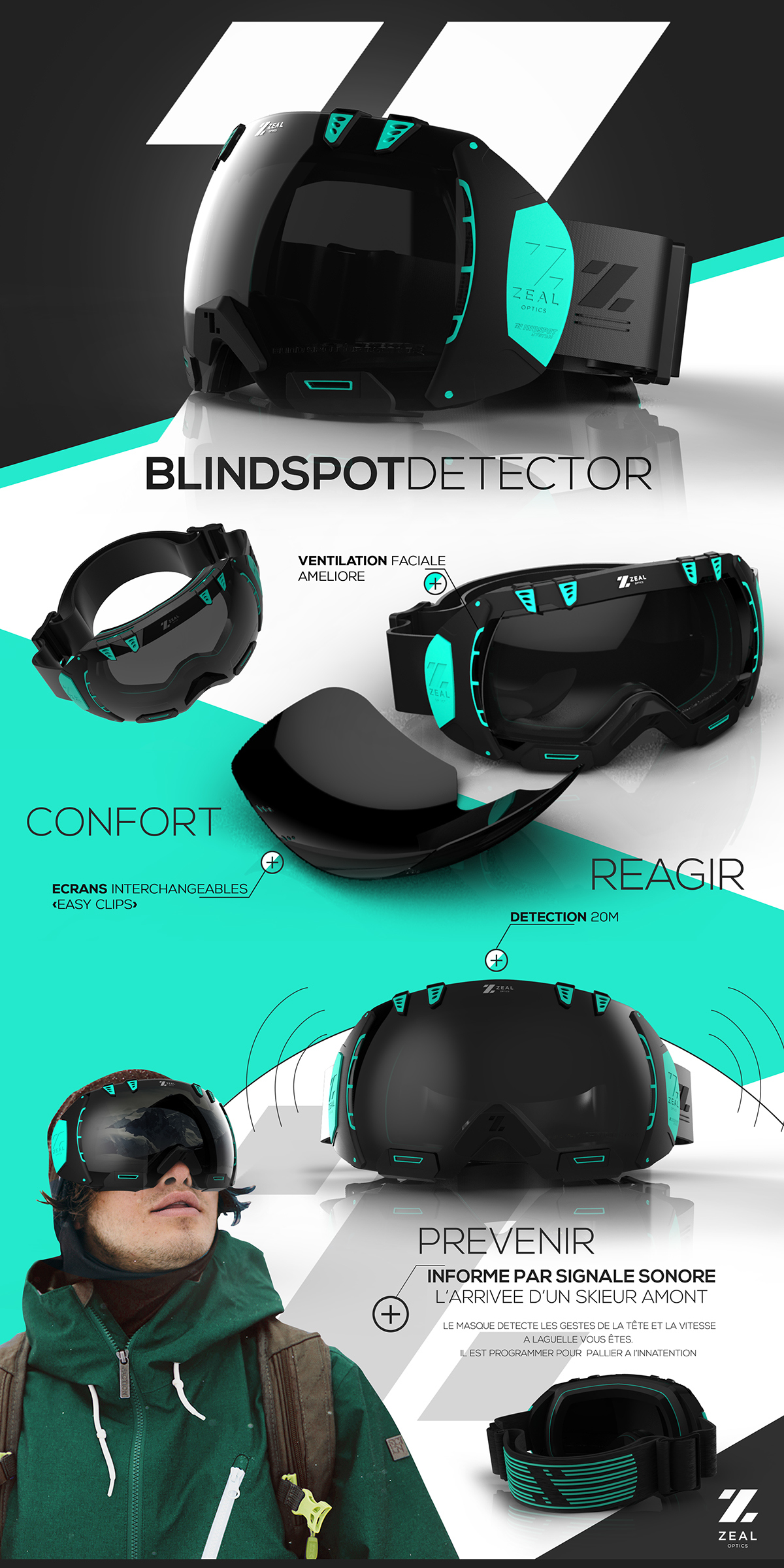 outdoor sport，Unique shape，Comfortable and safe，product design，modern design，