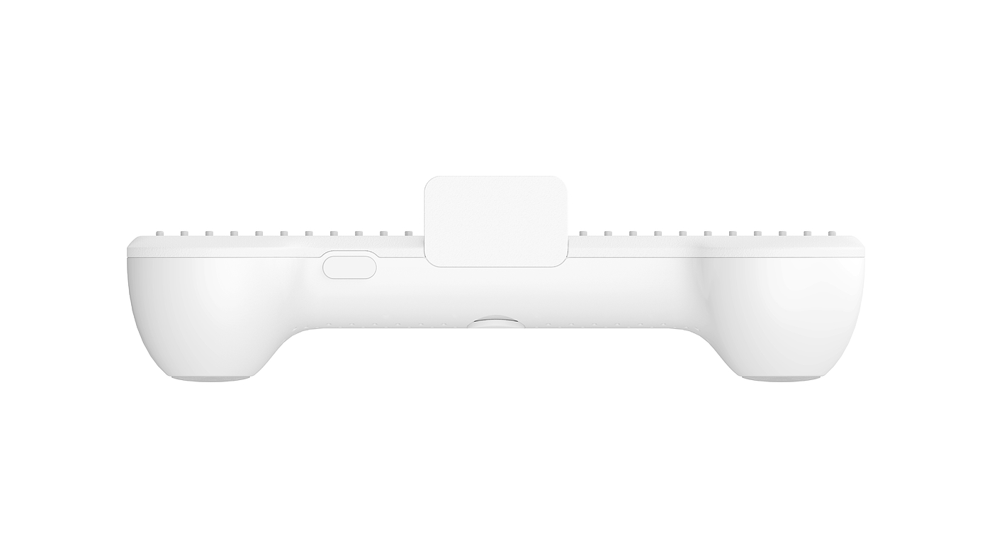 Soft rubber pad，Plastic，Runway type，millet，innovate，grace，Bracket，Fan，Punching，concise，white，dissipate heat，Handle，product design，industrial design，feel，game，Eat chicken，Mellow，affinity，