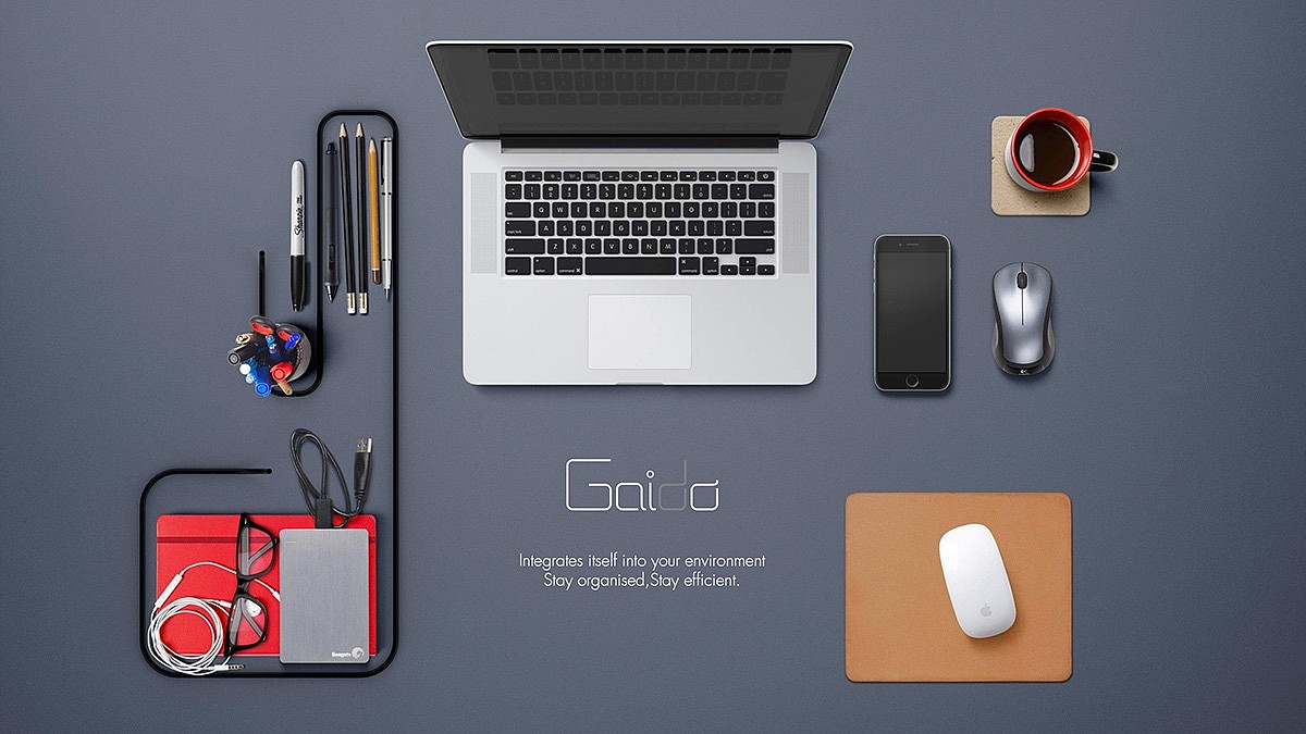Gaido，桌面整理工具，桌面整理器，办公用品，