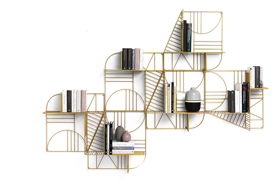 originality，furniture，Wall bookshelf，MUSA Shelf，