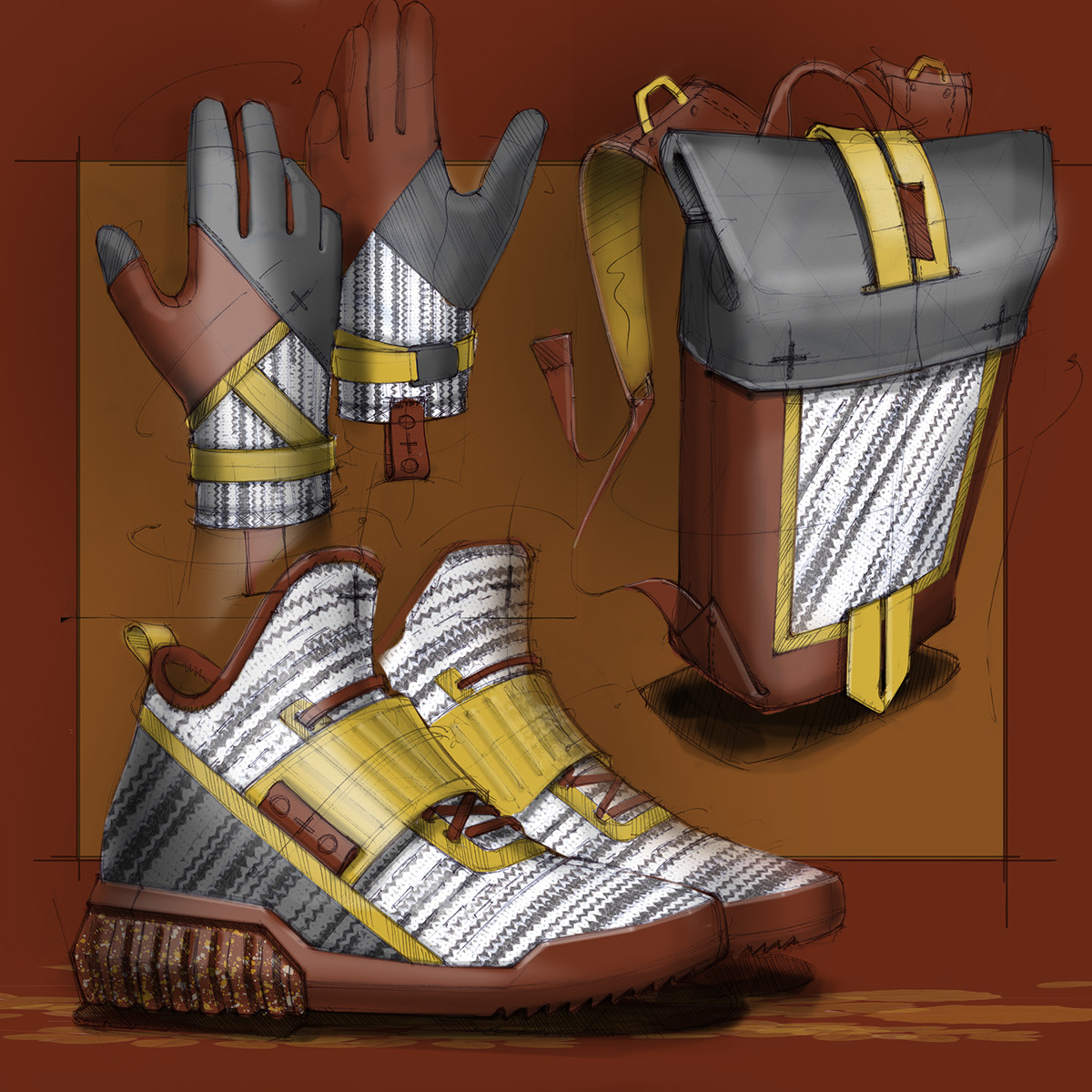 fashion，FOOTWARE，conceptual design，shoes，