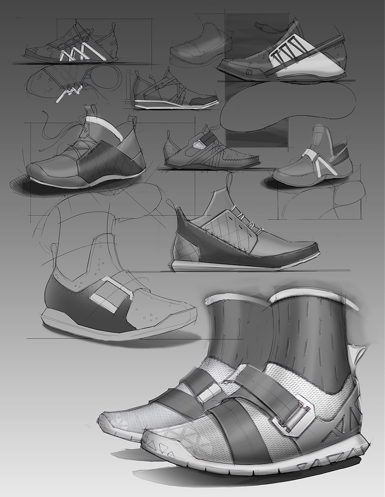 fashion，FOOTWARE，conceptual design，shoes，