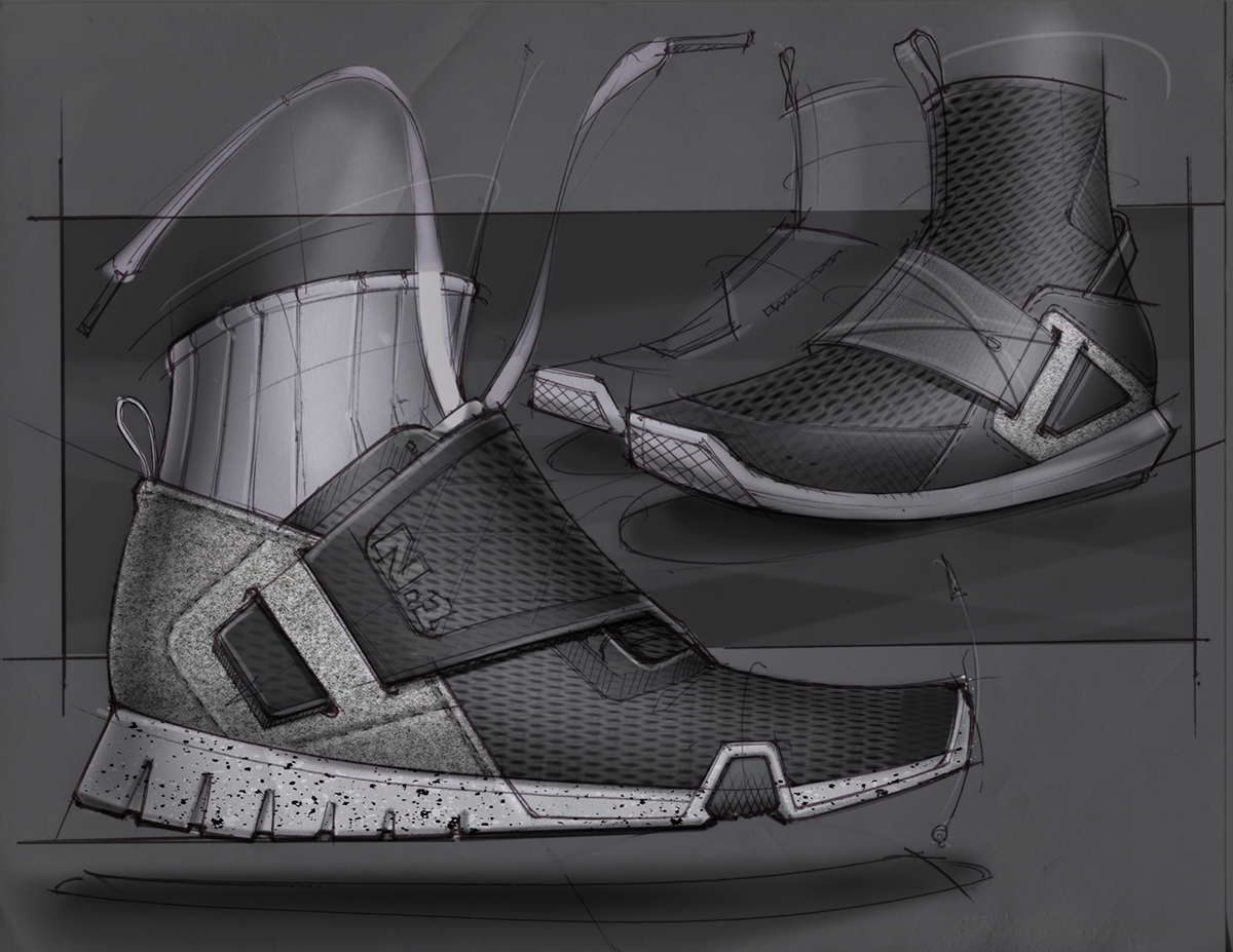 fashion，FOOTWARE，conceptual design，shoes，