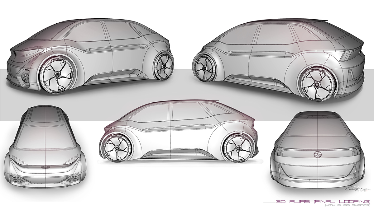 automobile，vehicle，Volkswagen，Volkswagen ID van，