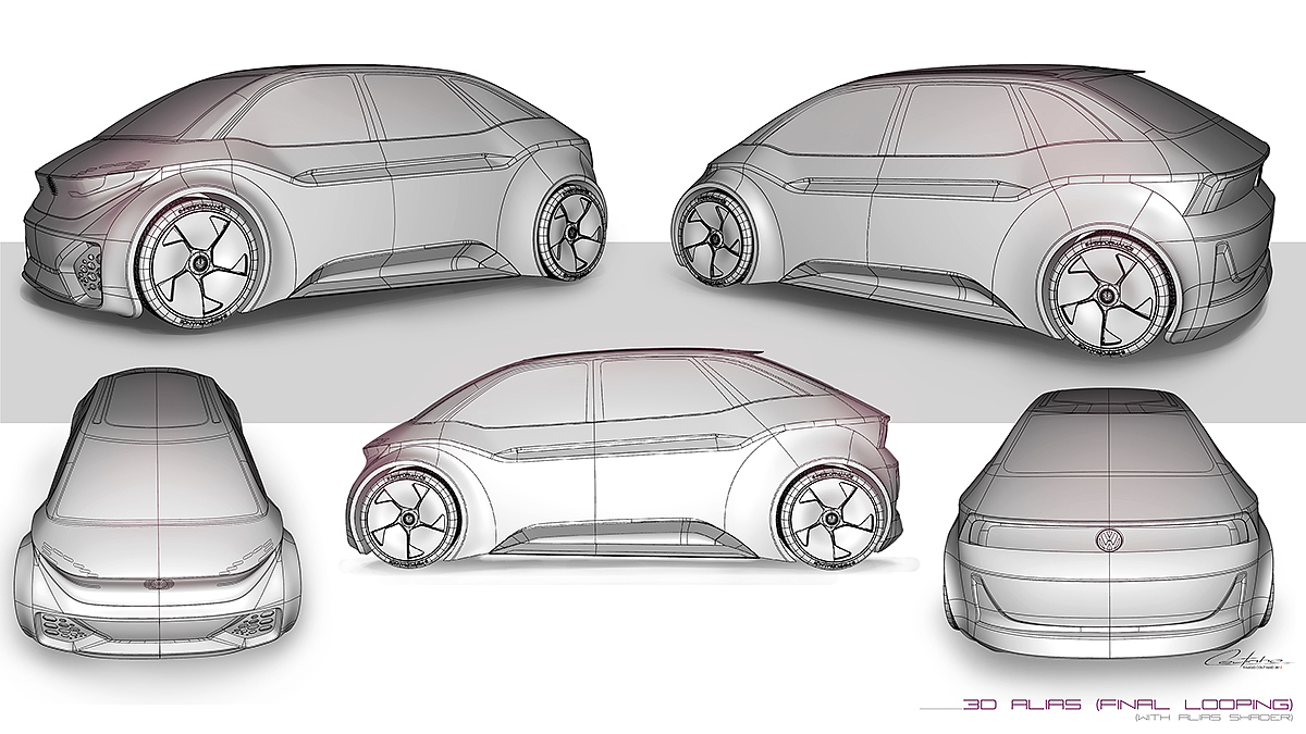 automobile，vehicle，Volkswagen，Volkswagen ID van，