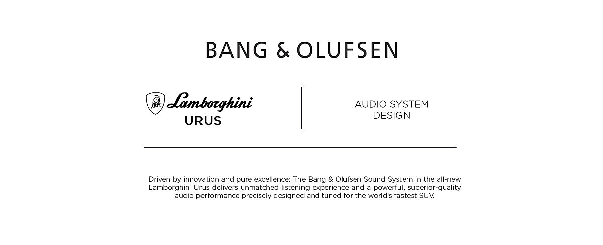 Lamborghini，Bang & Olufsen，sound，Digital，